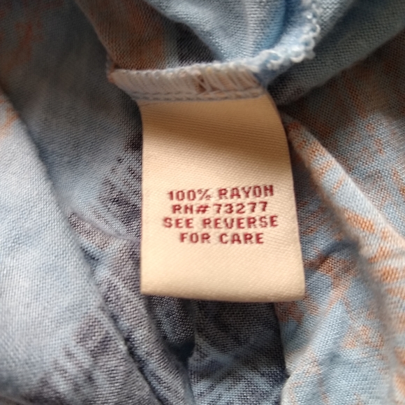 Mudd Short-Sleeve Cold Shoulder T-Shirt Scoop-neck Blue Orange Medium - Picture 4 of 7